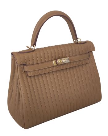 Hermes Mille Gateaux Kelly Swift 25 Coffee