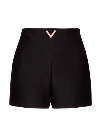 Valentino Women's Crepe Couture Vgold Shorts