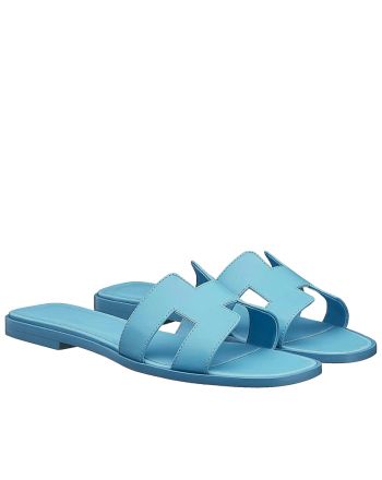 Hermes Oran Sandal Light Blue